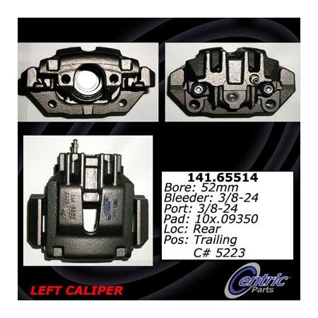 Centric Semi-Loaded Brake Caliper, Parts, 141.65514 141.65514